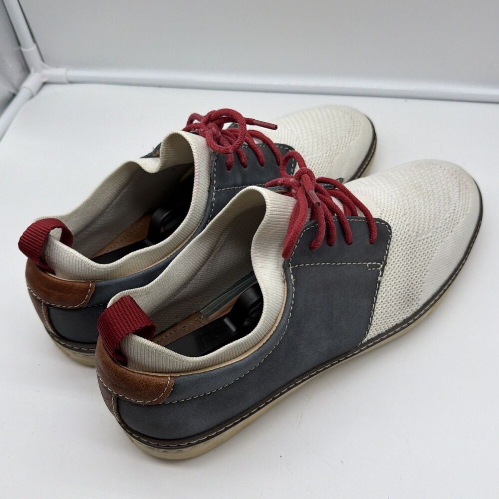 Johnston & Murphy Culling Knit Men’s 10M White Blue Red Stylish - Picture 5 of 6